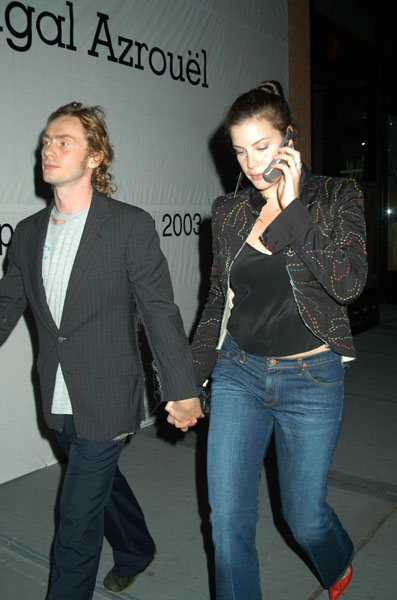with fiance - Royston Langdon