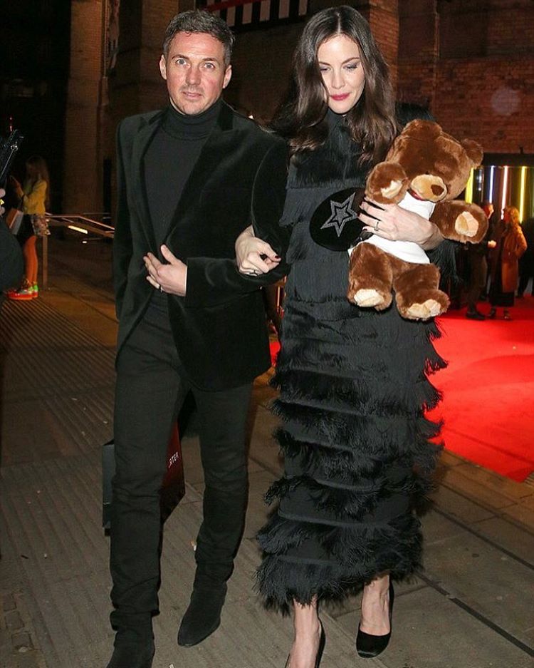 with fiance David Gardner