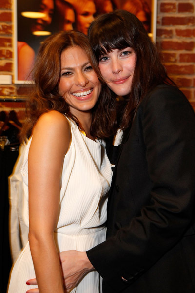 with Eva Mendes