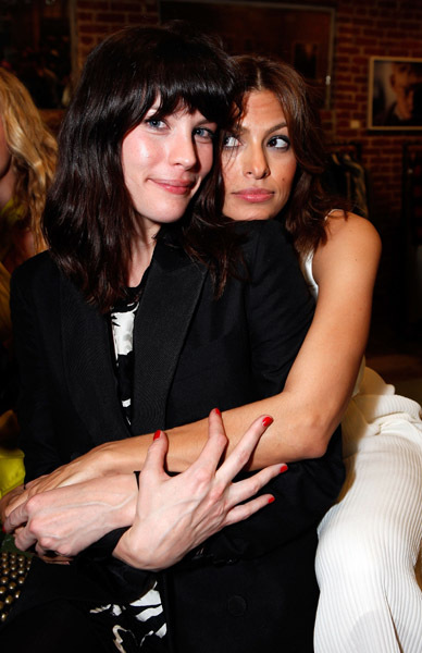 with Eva Mendes