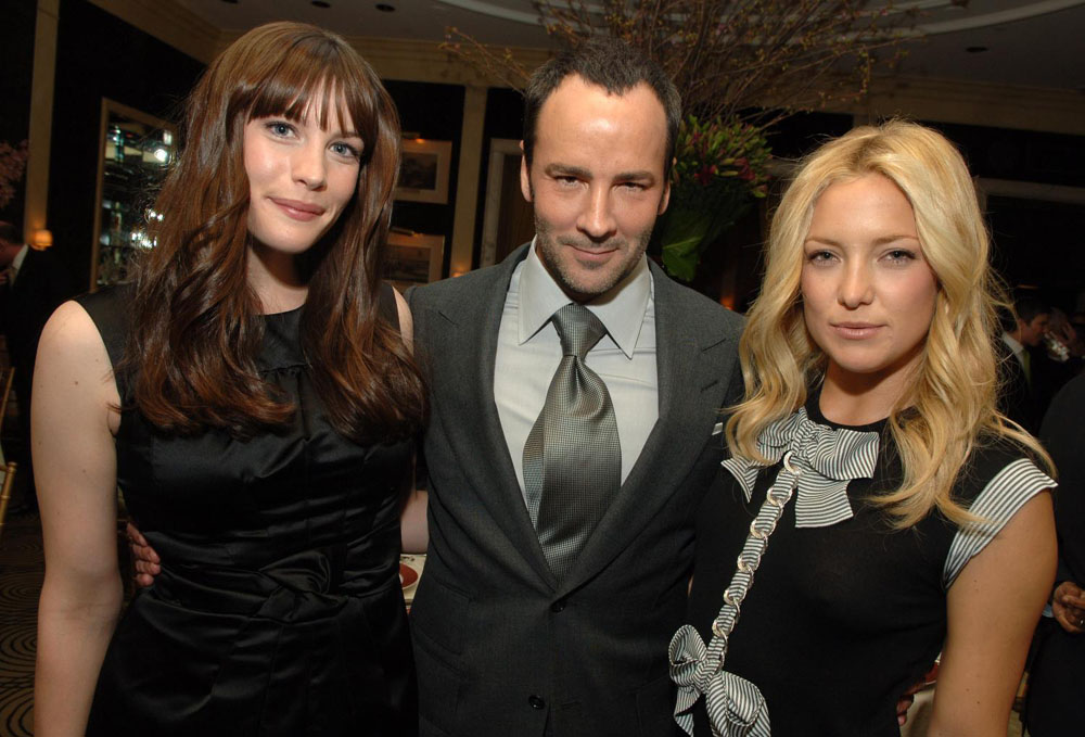 with Tom Ford and Kate Hudson