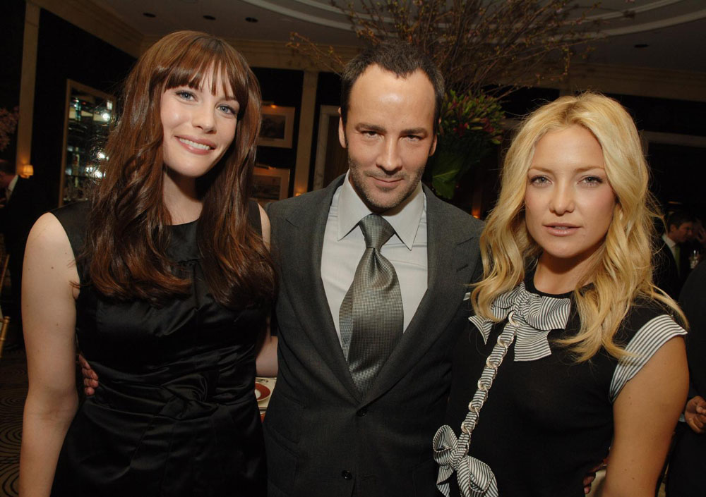 with Tom Ford and Kate Hudson