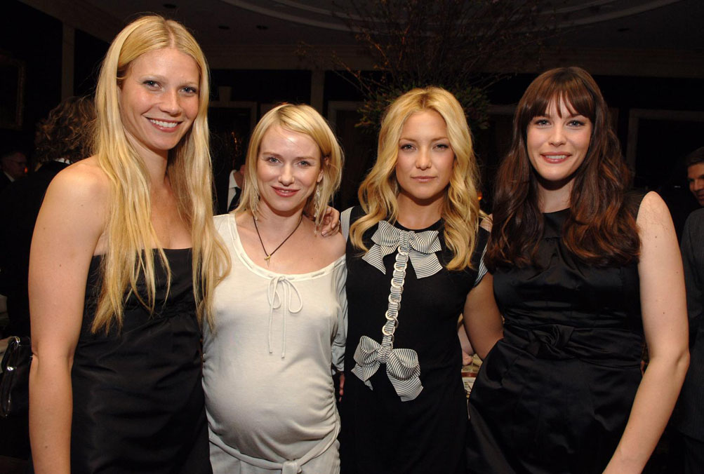 with Gwyneth Paltrow, Naomi Watts and Kate Hudson