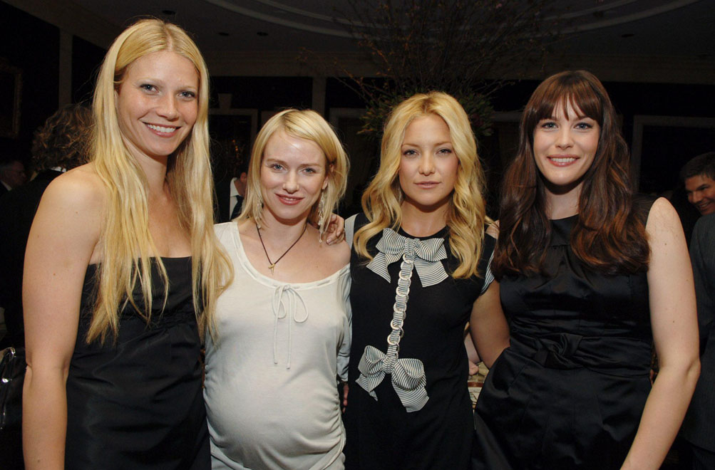 with Gwyneth Paltrow, Naomi Watts and Kate Hudson