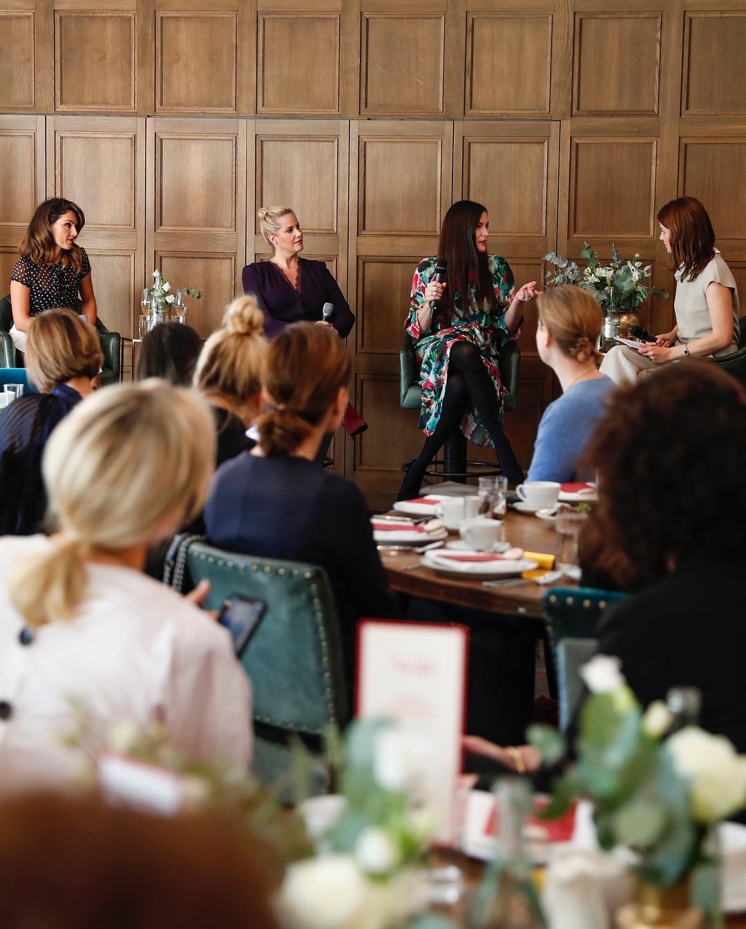 with Nazan Eckes, Anika Decker and Vera Hulbert, from Triumph Lingerie's Instagram