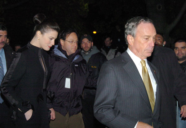 with NYC Mayor Michael Bloomberg