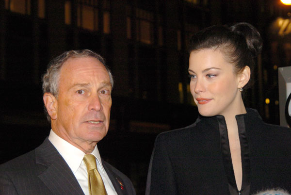 with NYC Mayor Michael Bloomberg