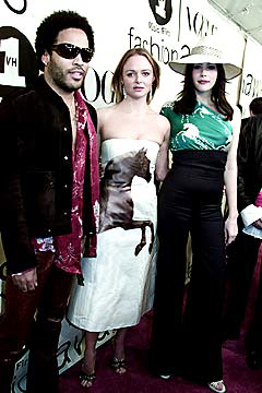 with Stella McCartney and Lenny Kravitz