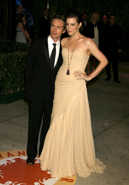 with husband - Royston Langdon
