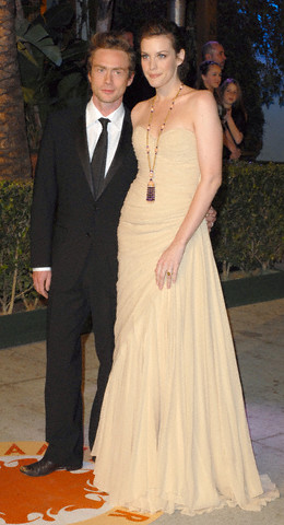 with husband - Royston Langdon