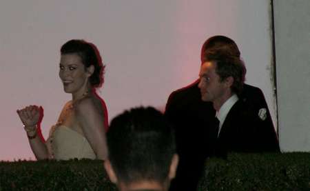 with husband - Royston Langdon