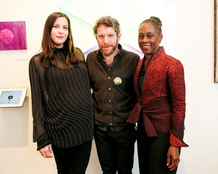 with Dustin Yellin and Chirlane McCray