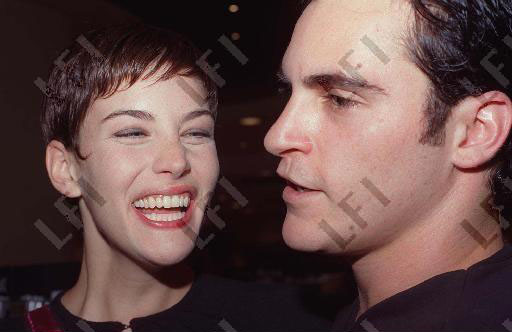 with former boyfriend - Joaquin Phoenix