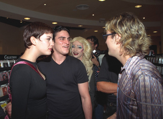 with Joaquin Phoenix and Sean Lennon