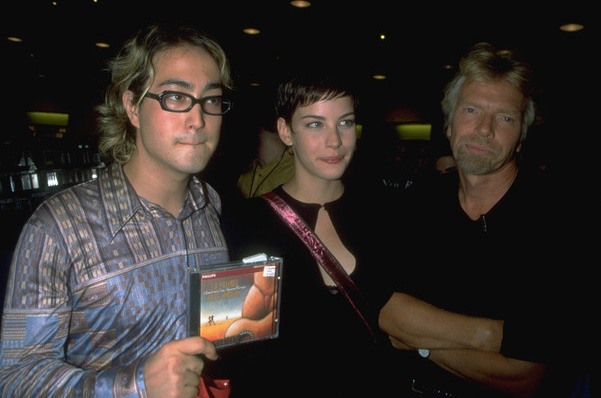with Sean Lennon and Richard Branson