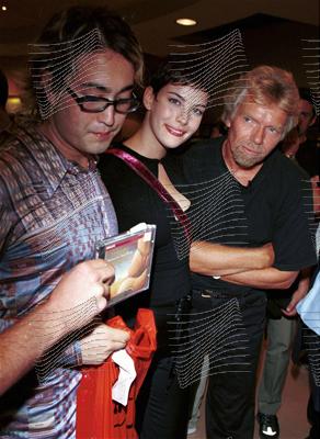 with Sean Lennon and Richard Branson