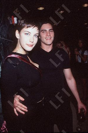 with former boyfriend - Joaquin Phoenix