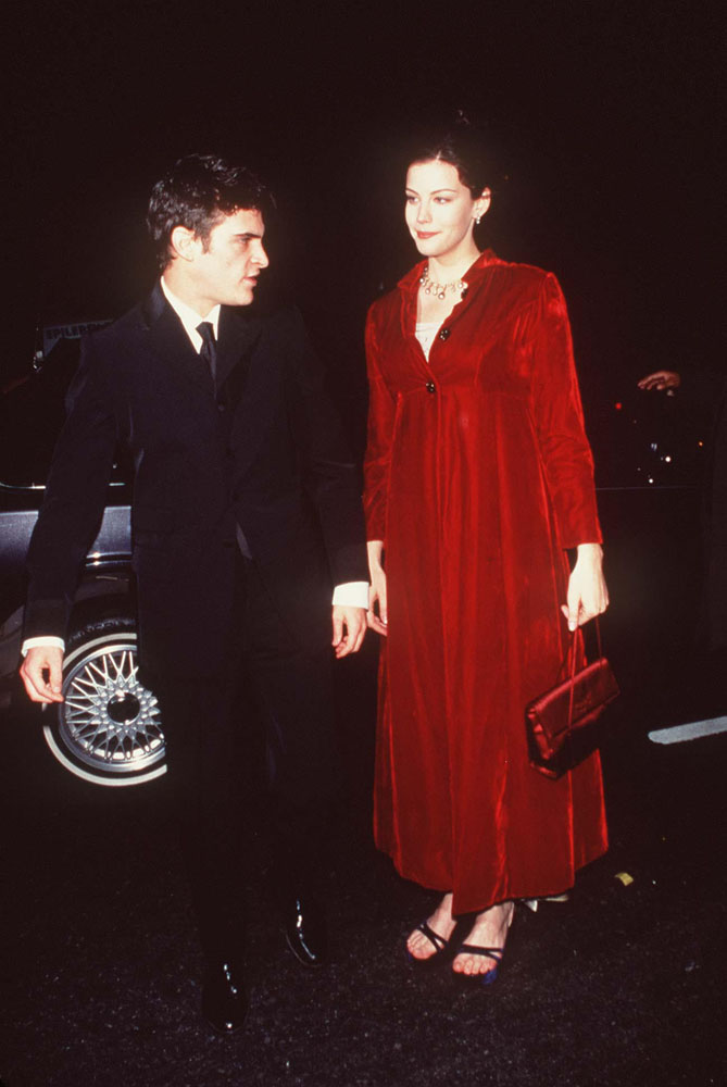 with former boyfriend - Joaquin Phoenix