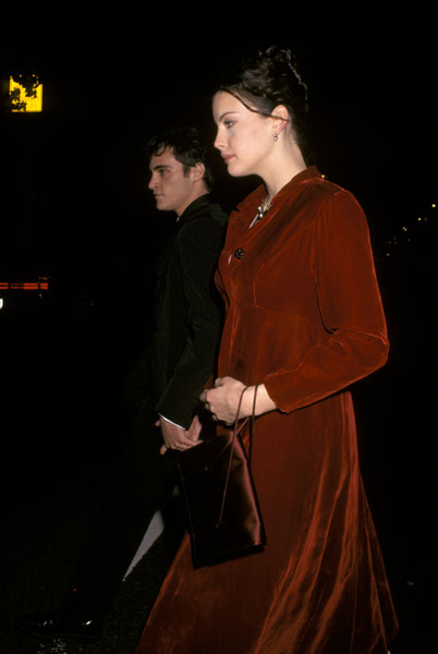 with former boyfriend - Joaquin Phoenix
