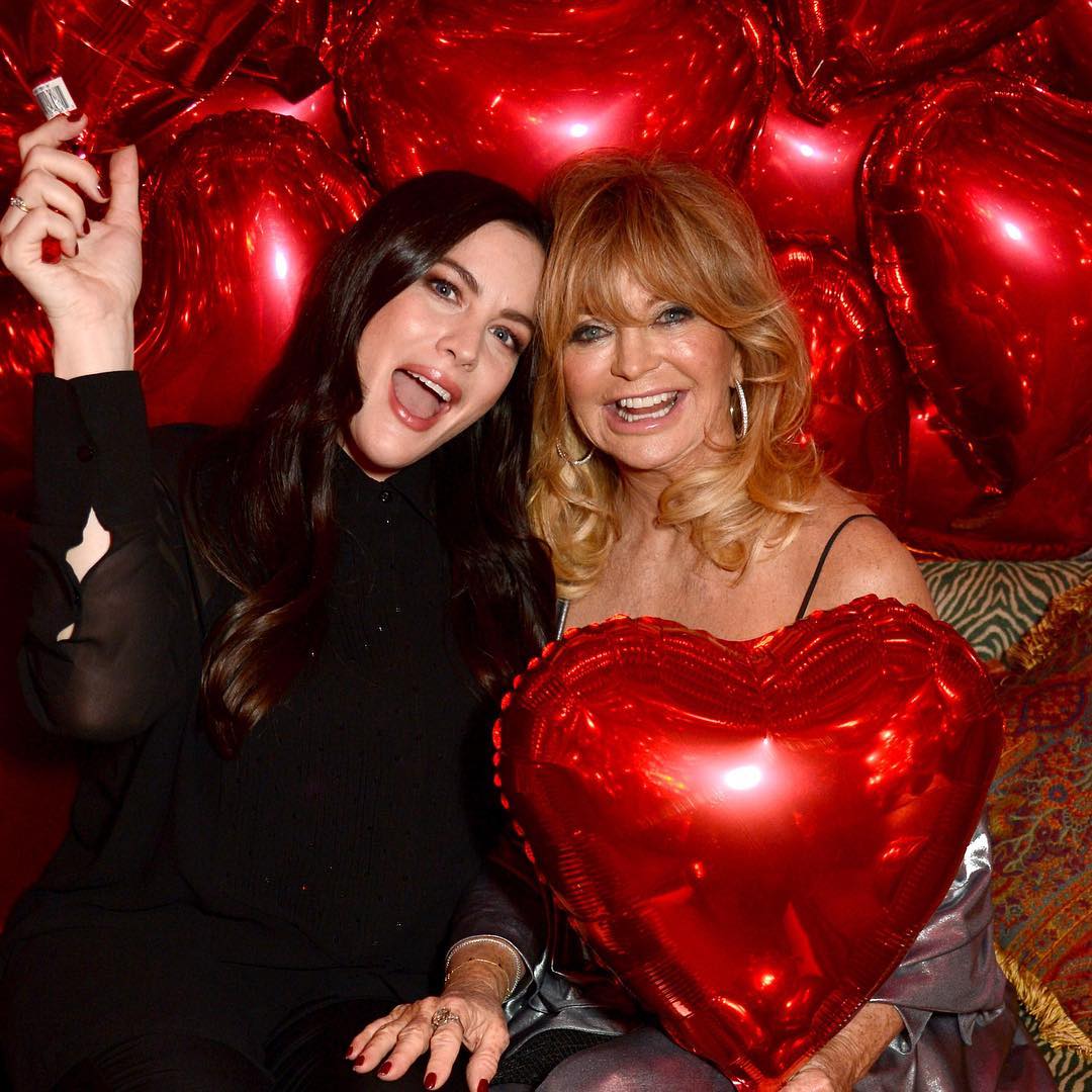 with Goldie Hawn
