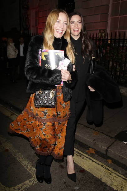 with Lucie de la Falaise