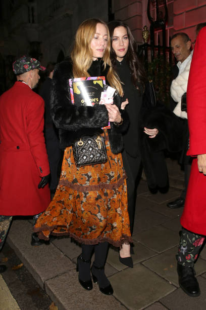 with Lucie de la Falaise
