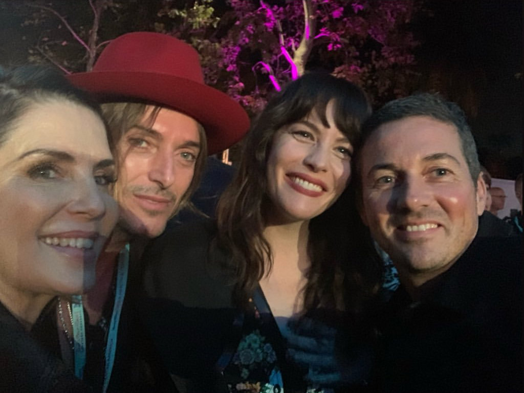with Sadie Frost, Darren Strowger and fiance David Gardner, from Sadie Frost's Instagram