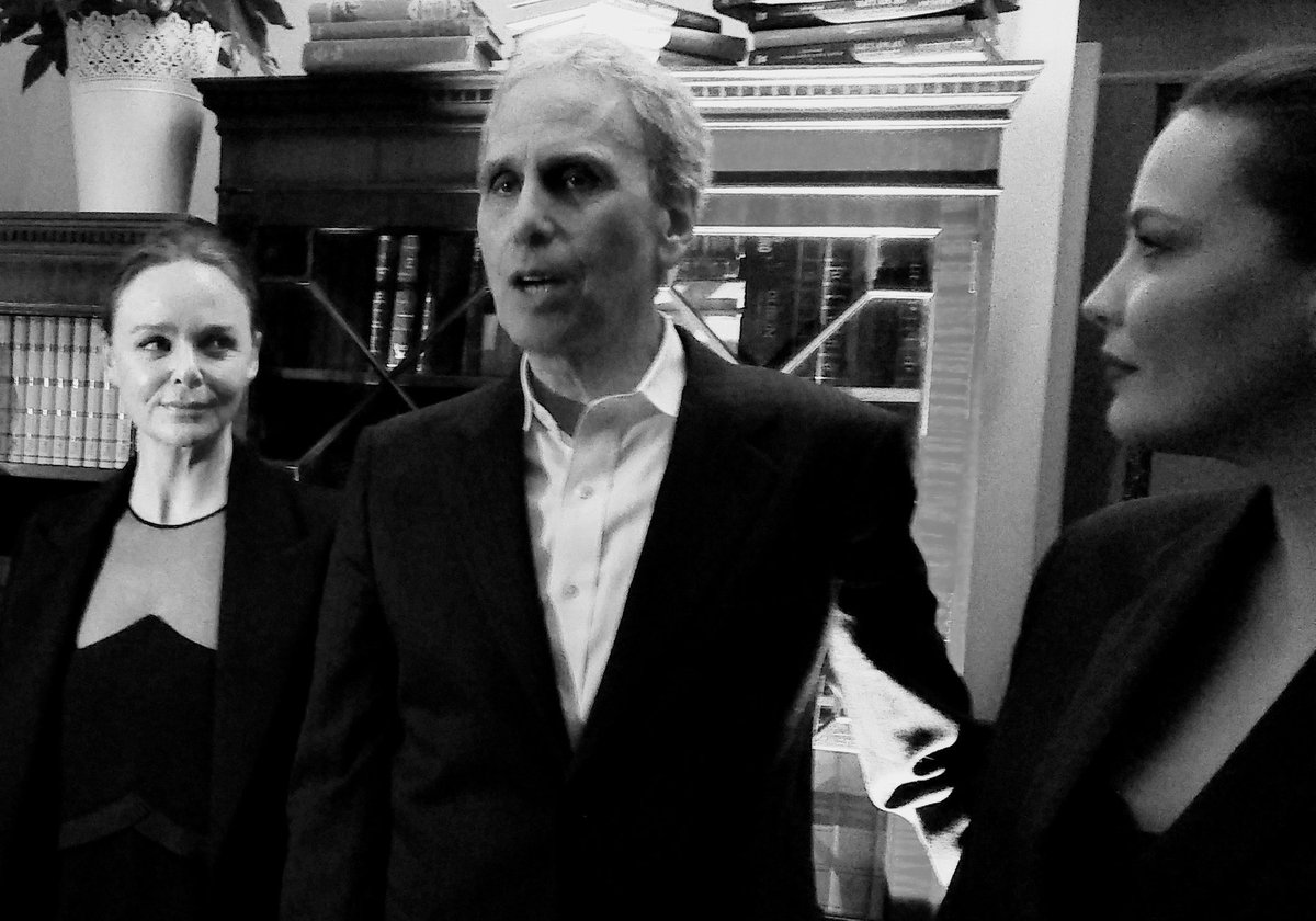 with Stella McCartney and Bob Roth, from Colin Vaines Instagram