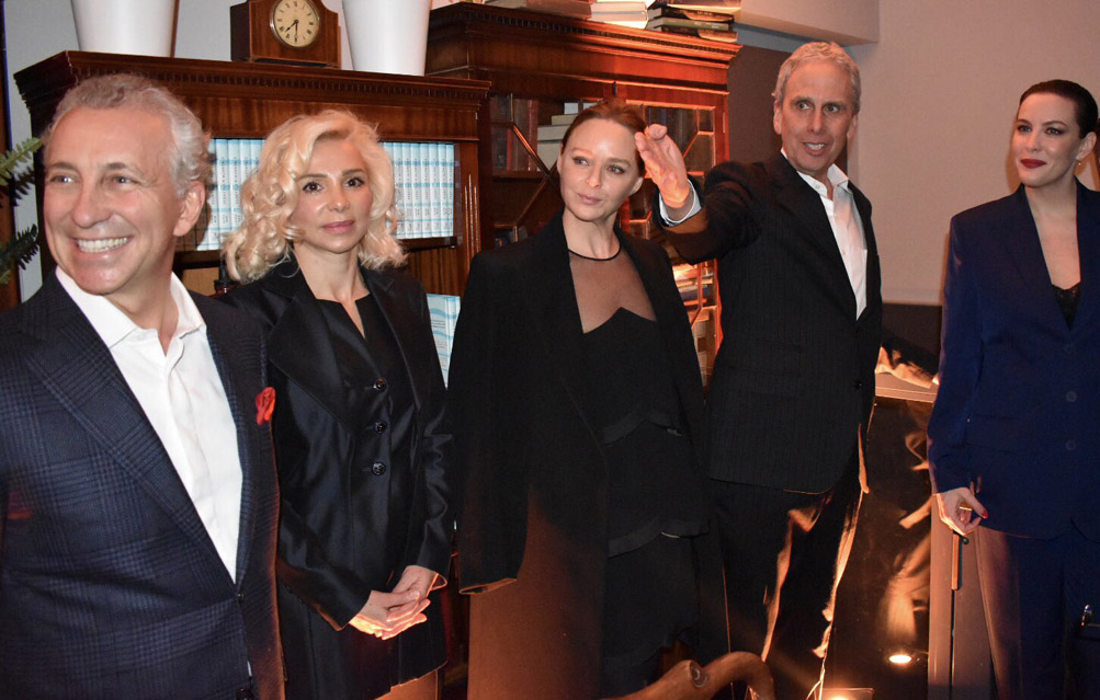 with Tony and Velia Nader, Stella McCartney and Bob Roth, from Dr. Tony Nader's Twitter