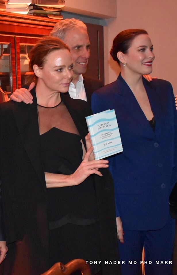 with Stella McCartney and Bob Roth, from Dr. TonyNader's Facebook