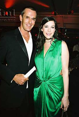 with Ruppert Everett - at Aids Gala Fashion Show, Paris, January 21th 2004