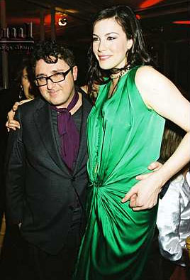 with Albert Elbaz - at Aids Gala Fashion Show, Paris, January 21th 2004