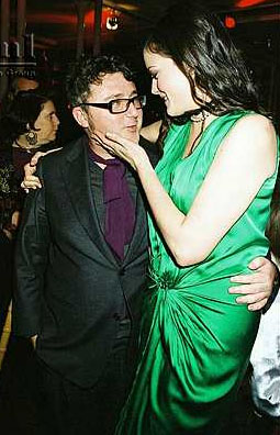 with Albert Elbaz - at Aids Gala Fashion Show, Paris, January 21th 2004