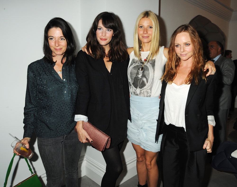 with Mary McCartney, Gwyneth Paltrow and Stella McCartney