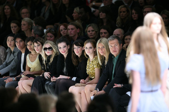 with Mary-Kate Olsen, Daisy Lowe, Emma Watson and Gwyneth Paltrow