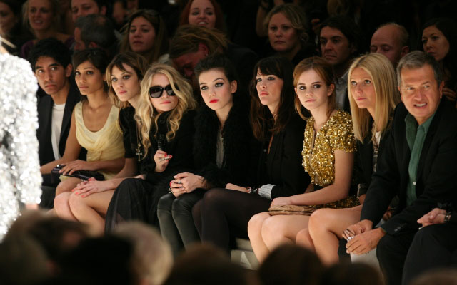 with Mary-Kate Olsen, Daisy Lowe, Emma Watson and Gwyneth Paltrow