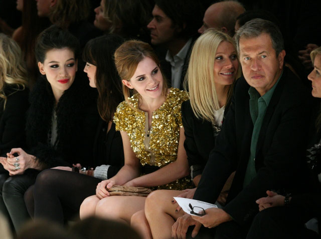 with Daisy Lowe, Emma Watson and Gwyneth Paltrow