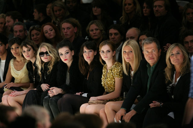 with Mary-Kate Olsen, Daisy Lowe, Emma Watson and Gwyneth Paltrow