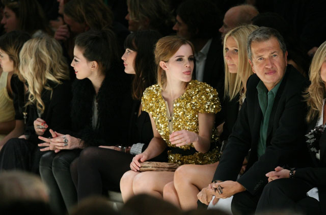 with Mary-Kate Olsen, Daisy Lowe, Emma Watson and Gwyneth Paltrow