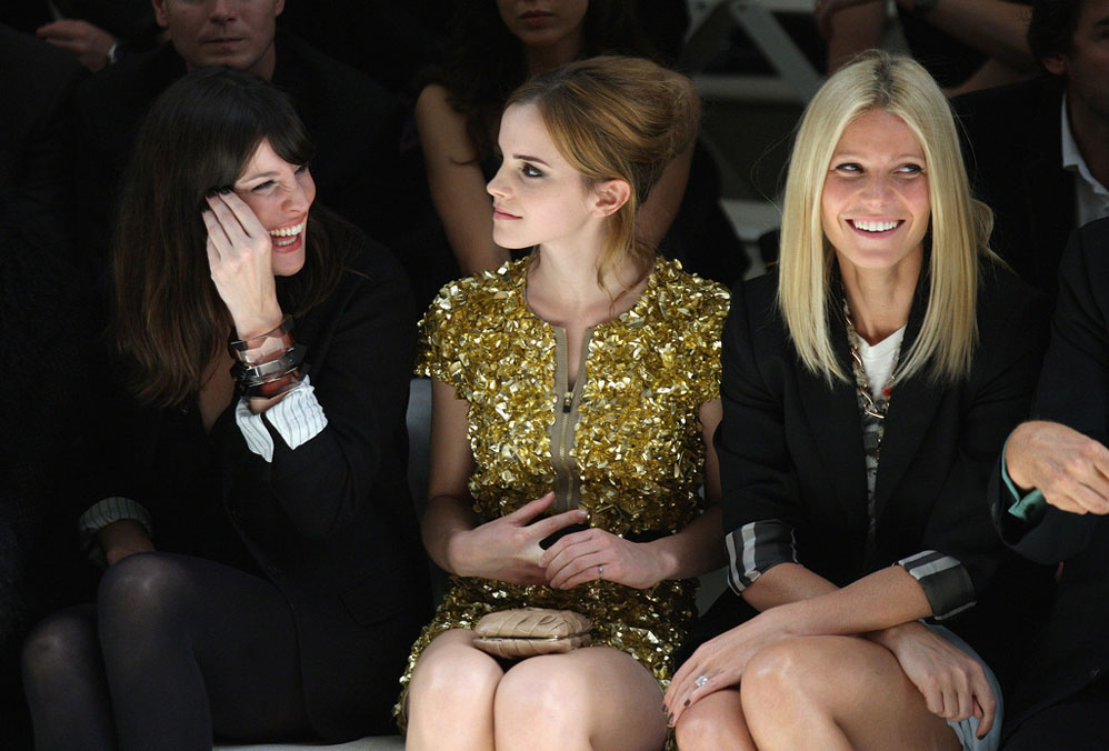 with Emma Watson and Gwyneth Paltrow