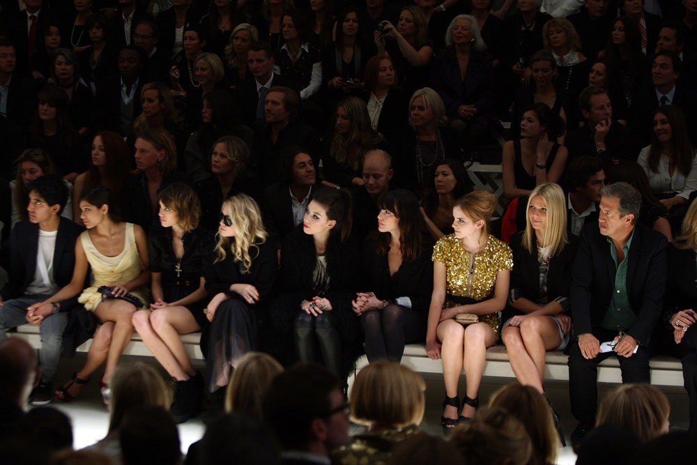 with Mary-Kate Olsen, Daisy Lowe, Emma Watson and Gwyneth Paltrow