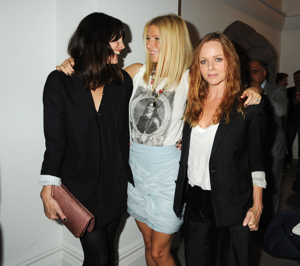 with Gwyneth Paltrow and Stella McCartney