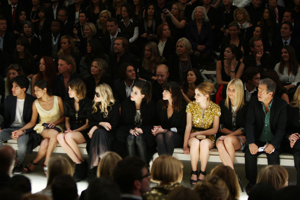 with Mary-Kate Olsen, Daisy Lowe, Emma Watson and Gwyneth Paltrow
