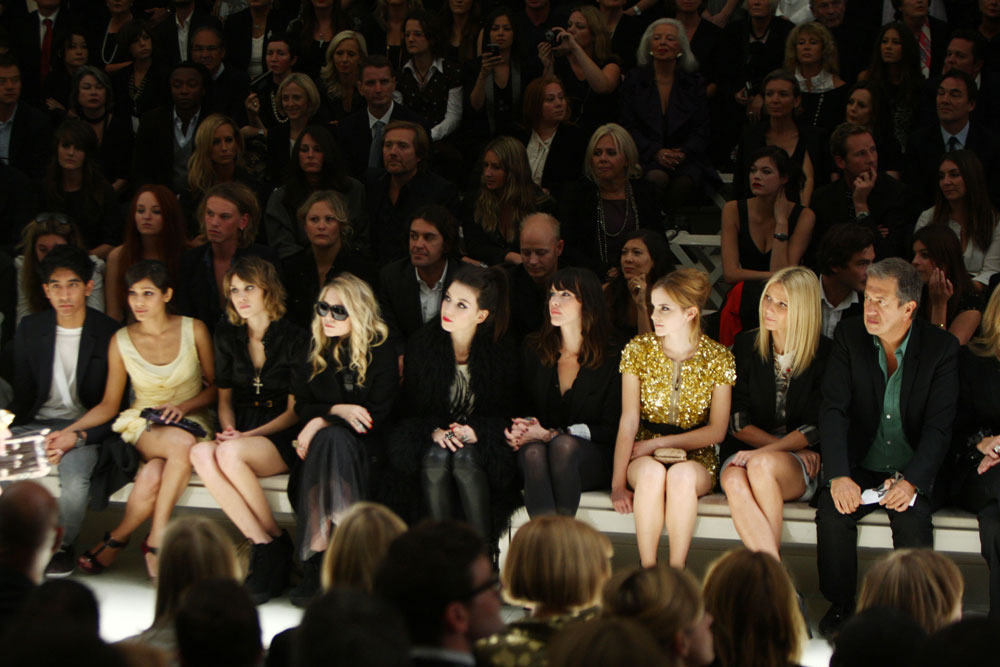 with Mary-Kate Olsen, Daisy Lowe, Emma Watson and Gwyneth Paltrow