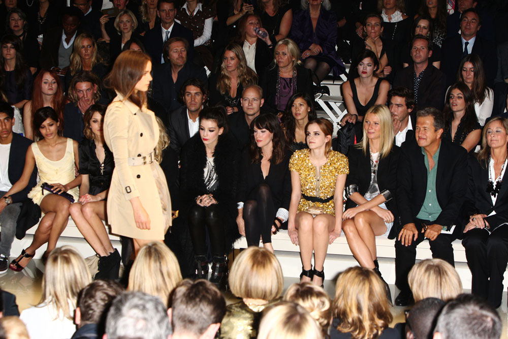 with Daisy Lowe, Emma Watson and Gwyneth Paltrow