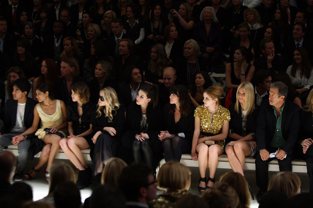 with Mary-Kate Olsen, Daisy Lowe, Emma Watson and Gwyneth Paltrow