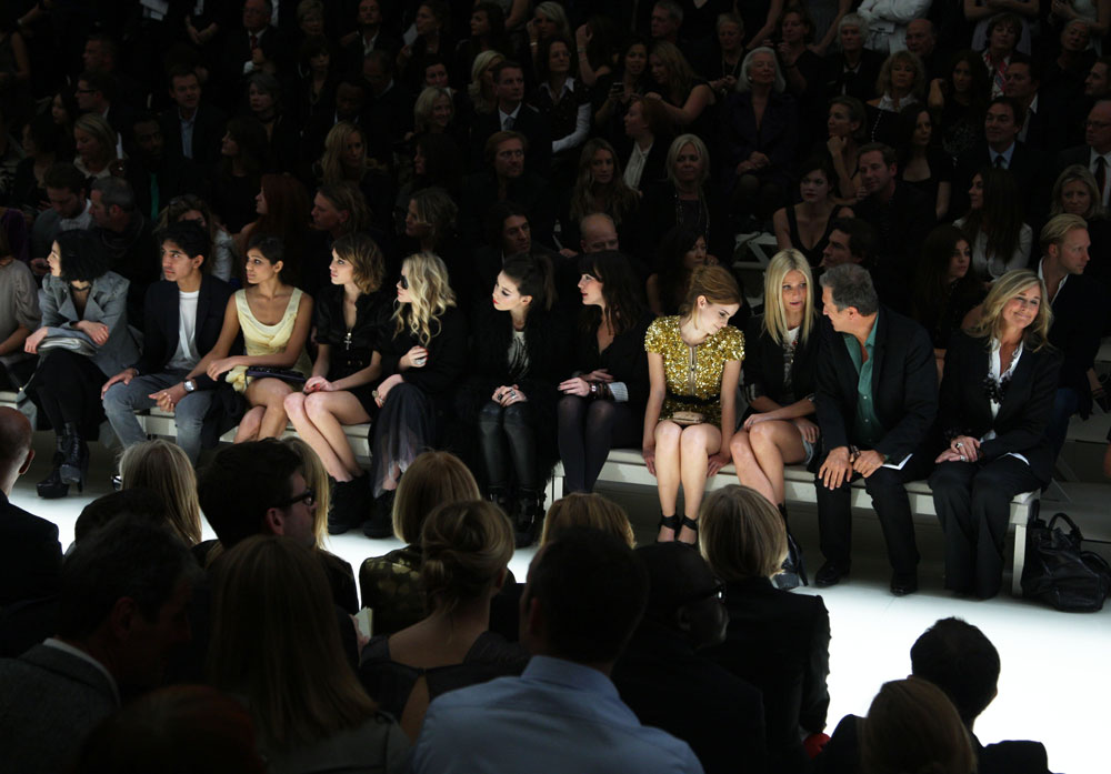 with Mary-Kate Olsen, Daisy Lowe, Emma Watson and Gwyneth Paltrow