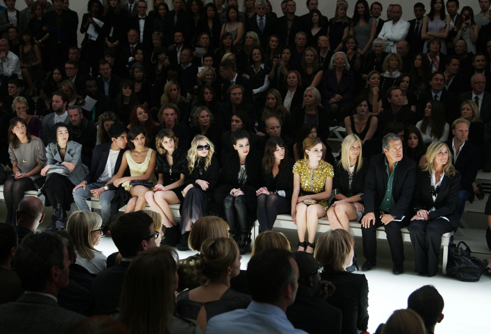 with Mary-Kate Olsen, Daisy Lowe, Emma Watson and Gwyneth Paltrow