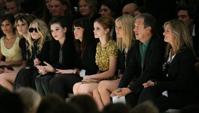 with Mary-Kate Olsen, Daisy Lowe, Emma Watson and Gwyneth Paltrow