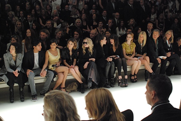 with Mary-Kate Olsen, Daisy Lowe, Emma Watson and Gwyneth Paltrow